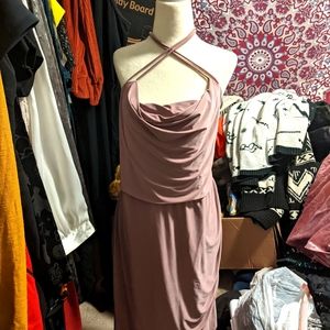 Women's mauve evening dress